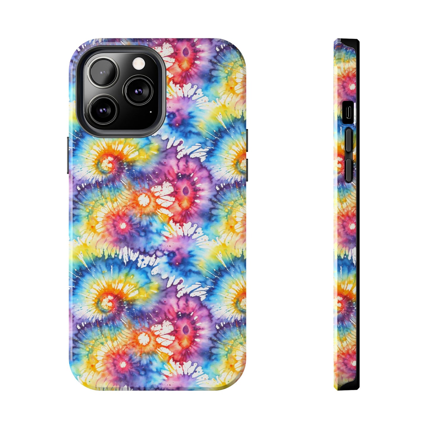 Rainbow Tye Dye Phone Case | Hippie Rainbow Phone Case | Boho Tye Dye | Tough Phone Case | Cute Rainbow Phone Case