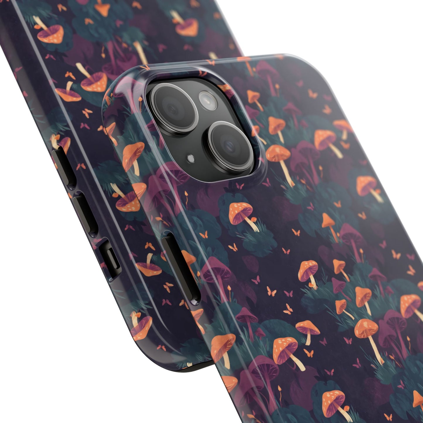 Witchy Mushroom And Moth IPhone Case | Witchy Phone Case | Mushroom Phone Case | Hippie Mushrooms | Night Moths