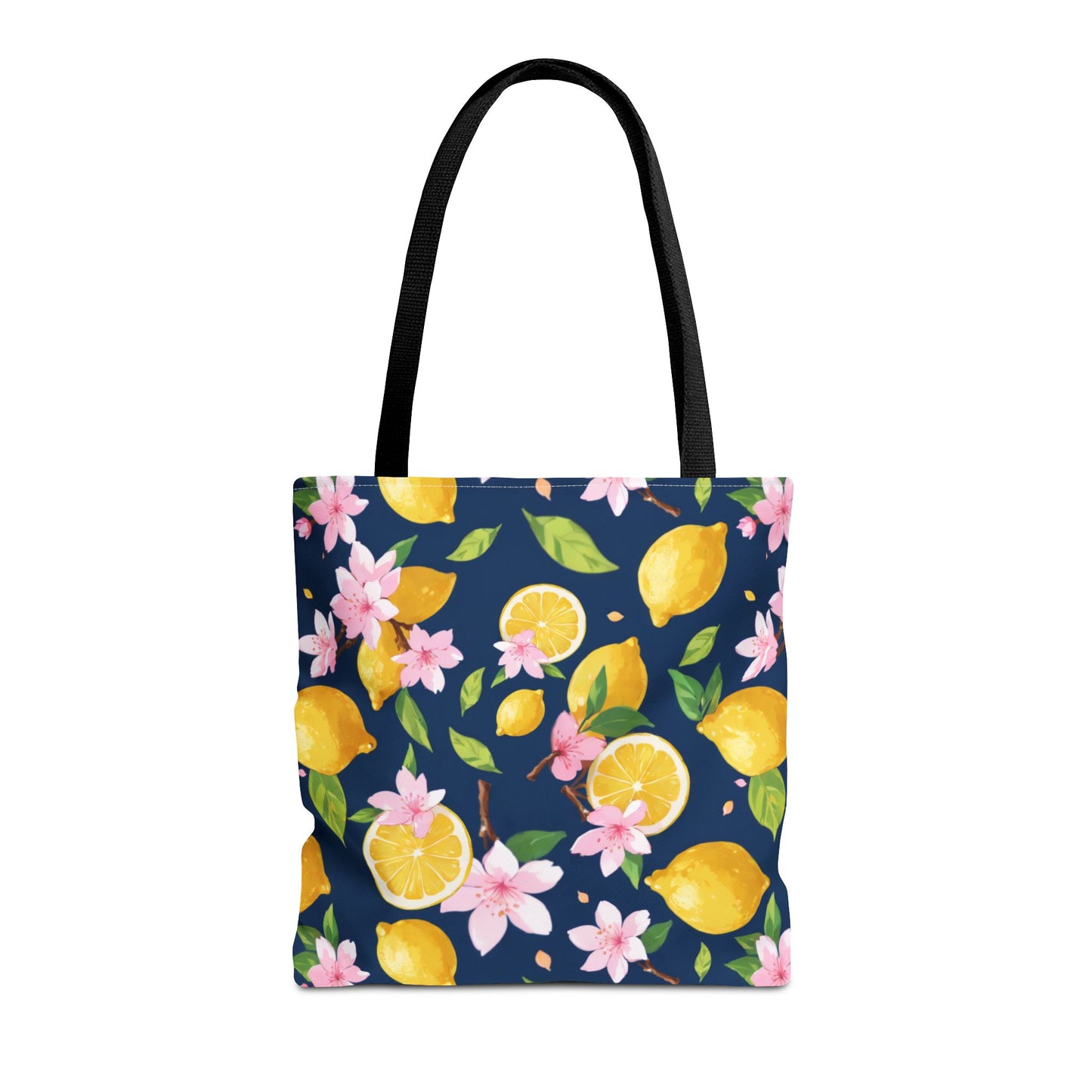 Lemon and cherry blossom Tote Bag