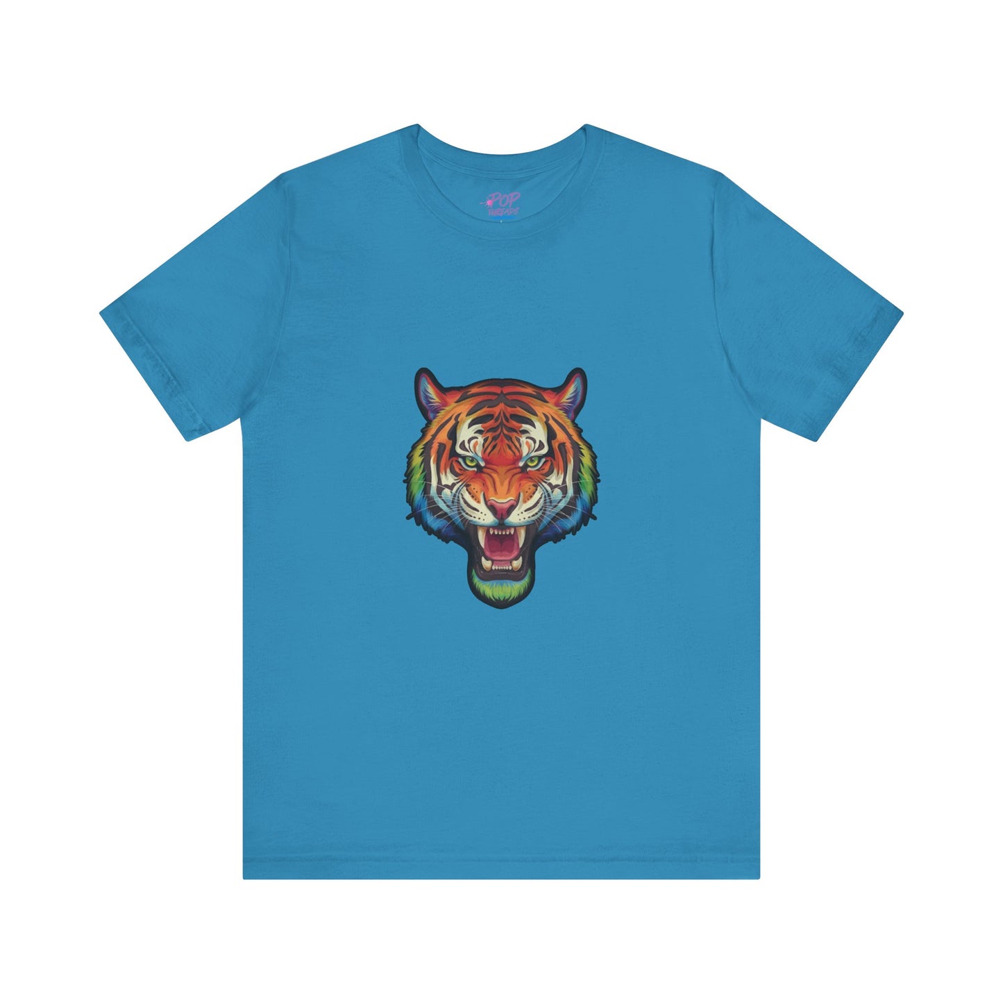 Colorful Rainbow Tiger Tee