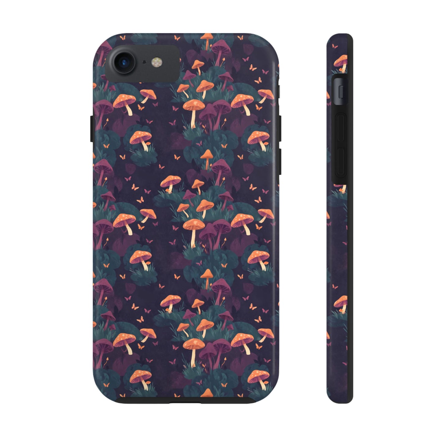 Witchy Mushroom And Moth IPhone Case | Witchy Phone Case | Mushroom Phone Case | Hippie Mushrooms | Night Moths