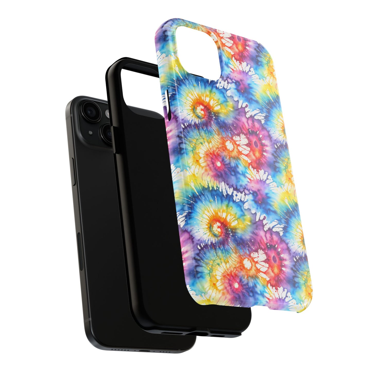 Rainbow Tye Dye Phone Case | Hippie Rainbow Phone Case | Boho Tye Dye | Tough Phone Case | Cute Rainbow Phone Case