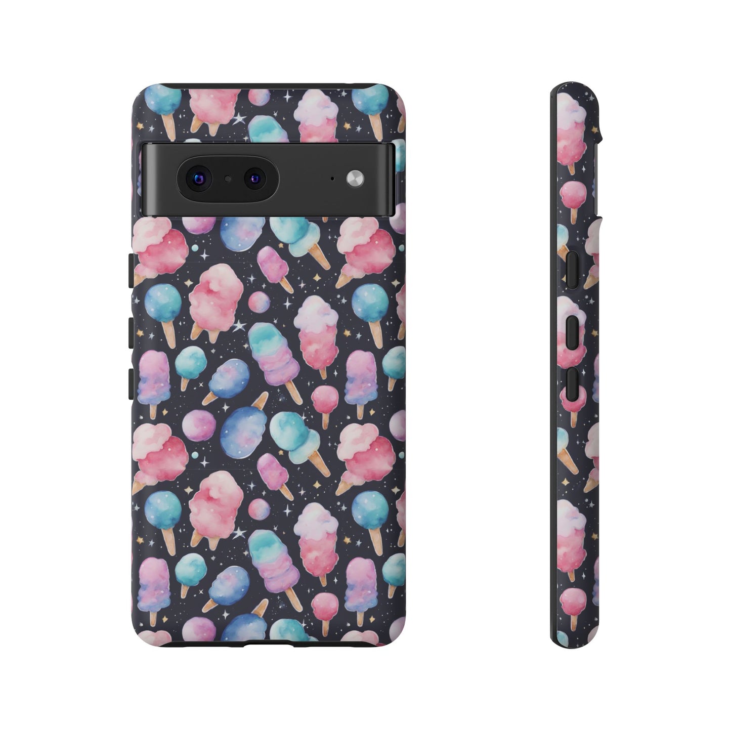 Cotton Candy Space Explosion Tough Case For iPhone Samsung