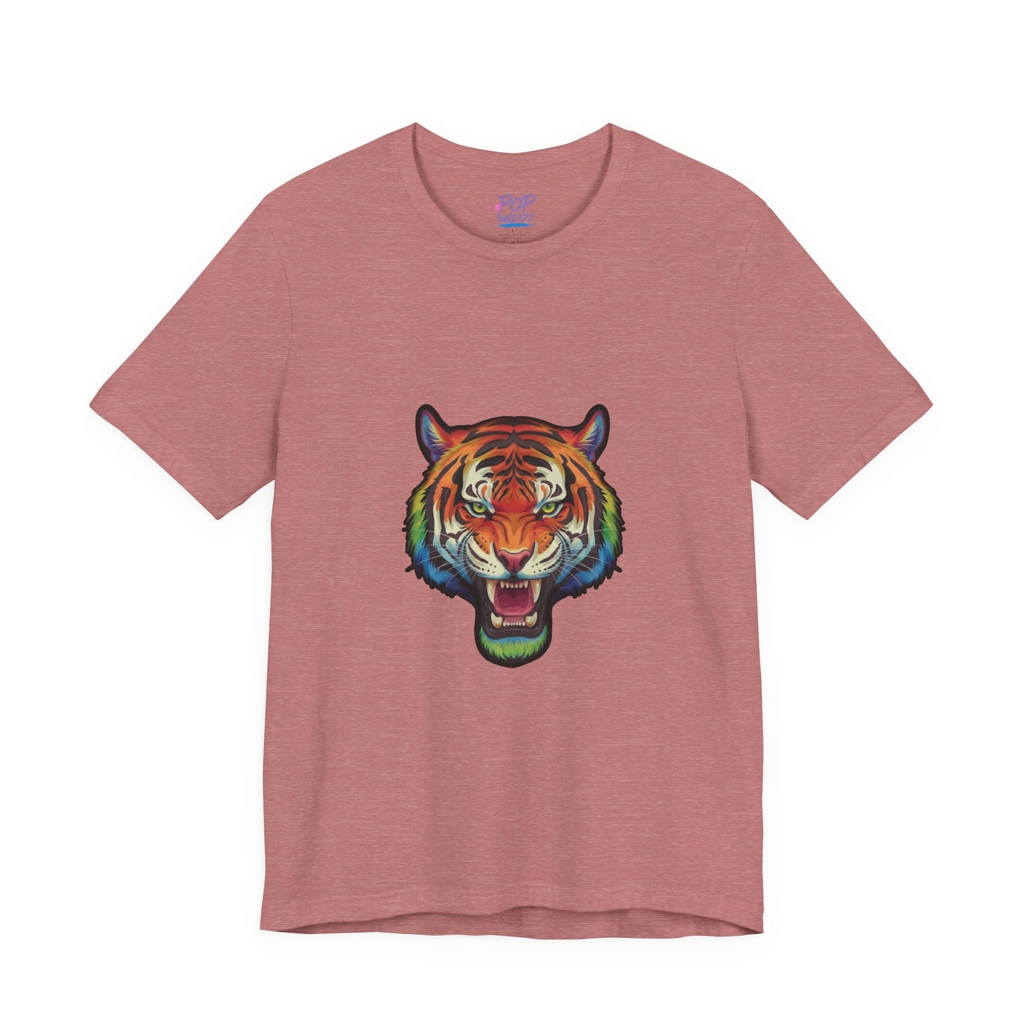 Colorful Rainbow Tiger Tee