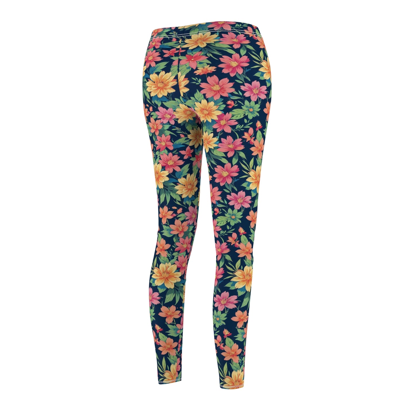 Tropical floral Women's Casual Leggings