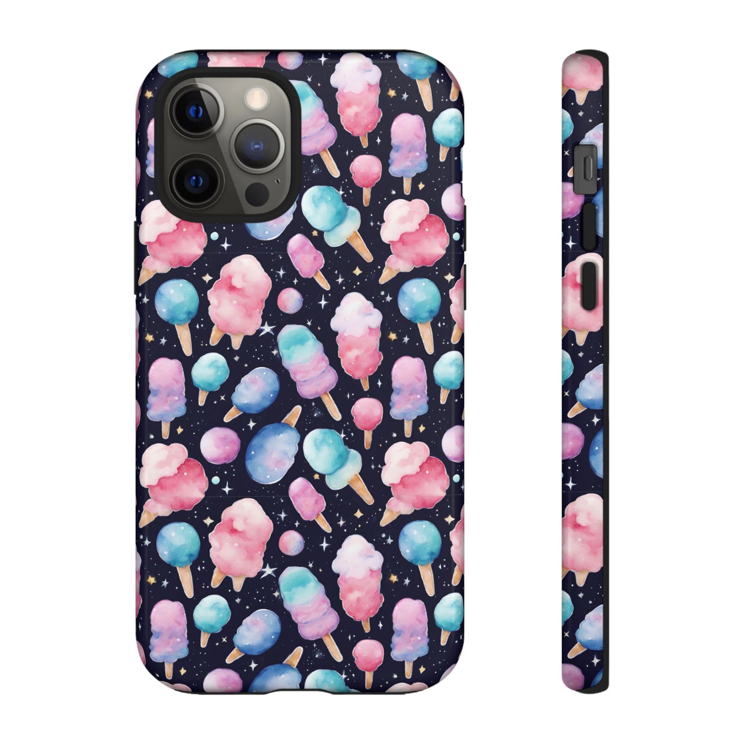 Cotton Candy Space Explosion Tough Case For iPhone Samsung