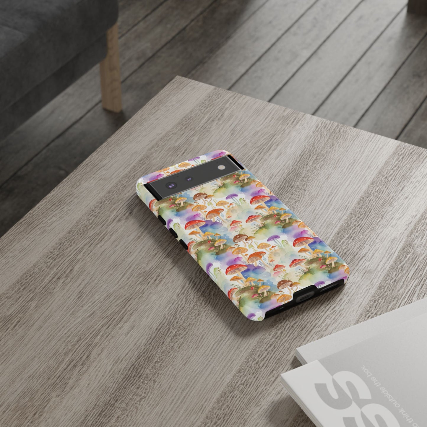 Mushroom Phone Case | Shroom Phone Cover | Hippie Themed Phone Case | Cute mushroom Pattern | Tough Case