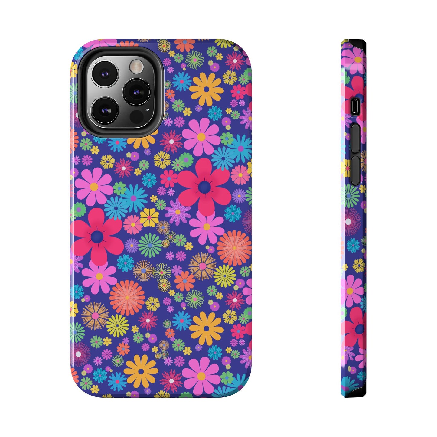 Colorful Floral Tough Phone Cases