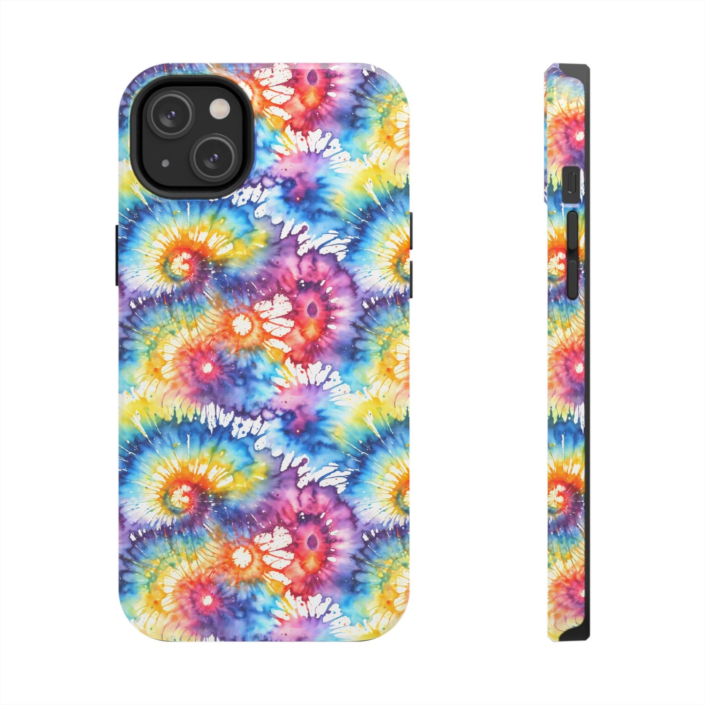 Rainbow Tye Dye Phone Case | Hippie Rainbow Phone Case | Boho Tye Dye | Tough Phone Case | Cute Rainbow Phone Case