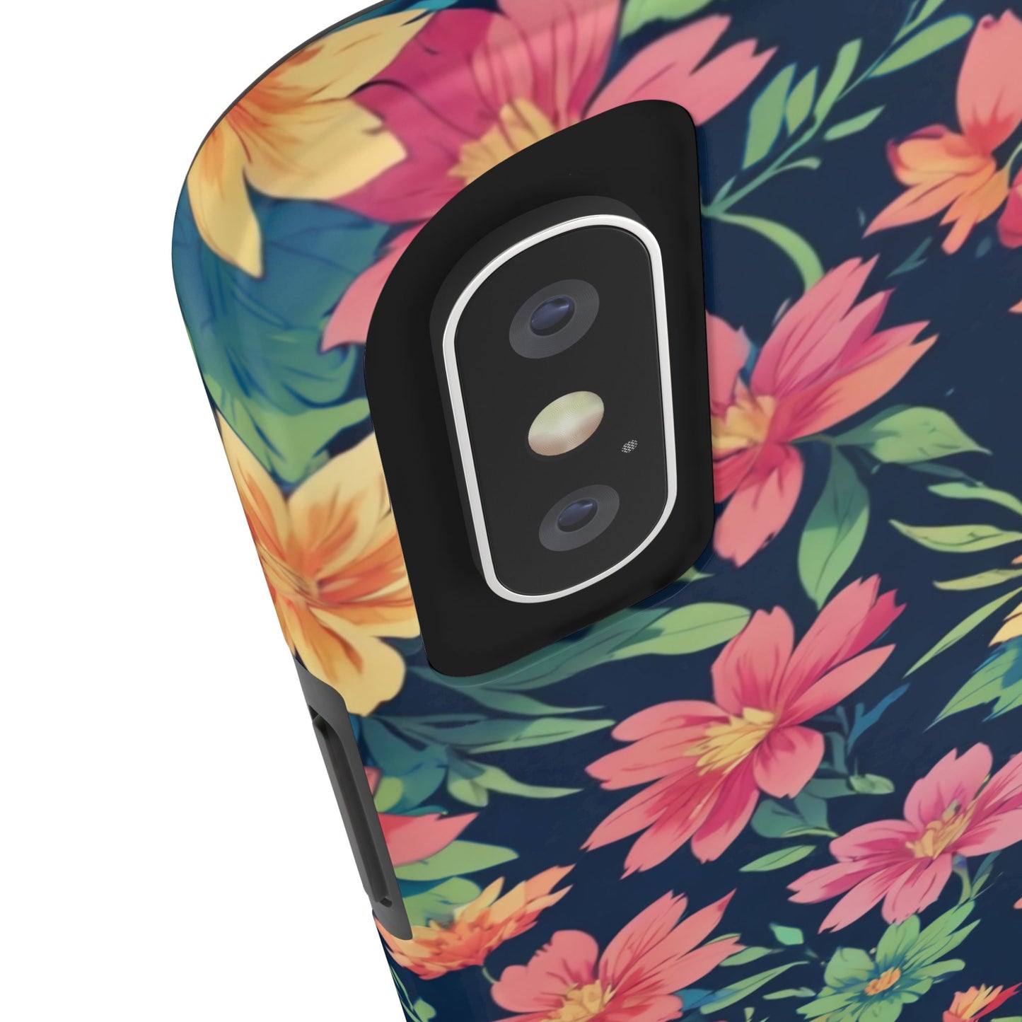 Tropical flowers Tough Phone Cases