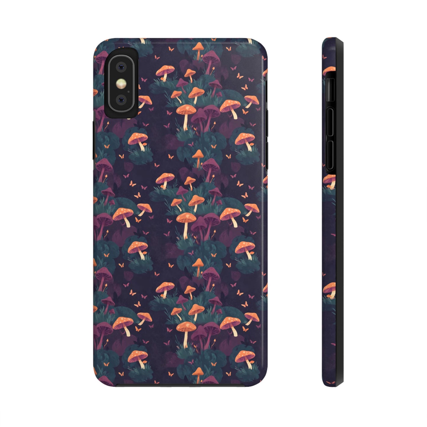 Witchy Mushroom And Moth IPhone Case | Witchy Phone Case | Mushroom Phone Case | Hippie Mushrooms | Night Moths