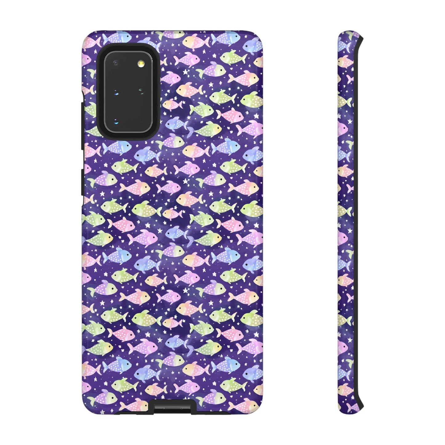 Fish And Stars | Tough Cases | Phone Case | Protective Cover | Ocean Themed | Sea Themed | Cute Phone Cover | Colorful