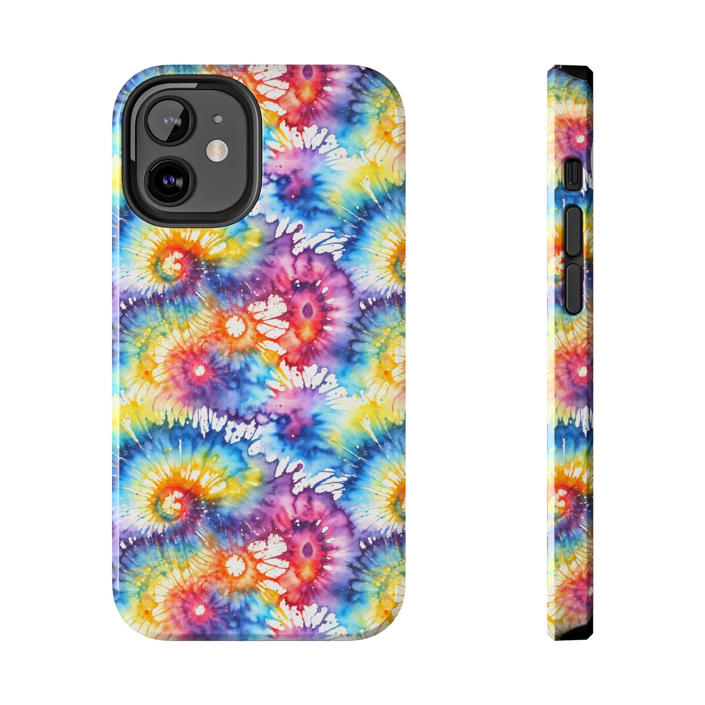 Rainbow Tye Dye Phone Case | Hippie Rainbow Phone Case | Boho Tye Dye | Tough Phone Case | Cute Rainbow Phone Case