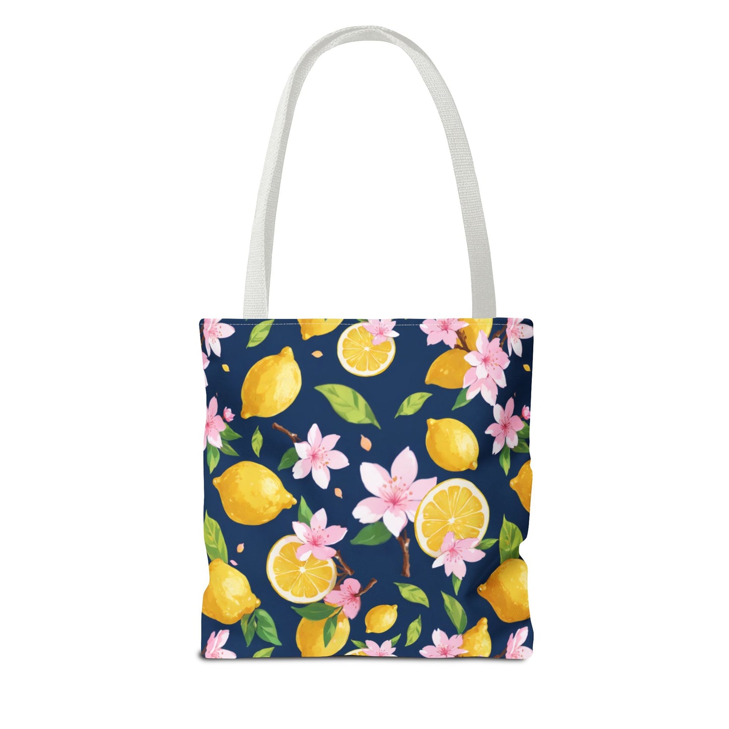 Lemon and cherry blossom Tote Bag