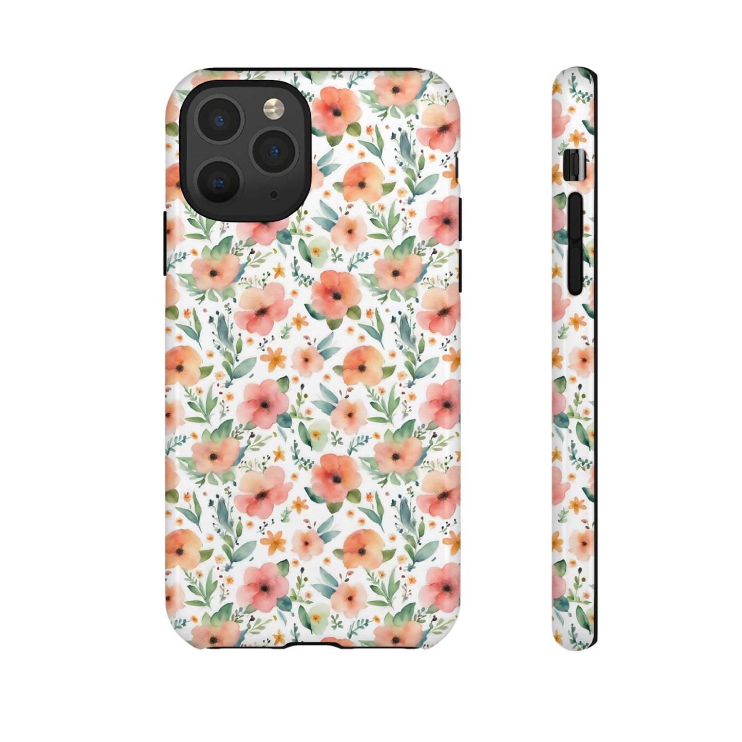 Watercolor Floral Print | Tough Cases | IPhone Case | Samsung Case | Flower Phone Case | Floral Case
