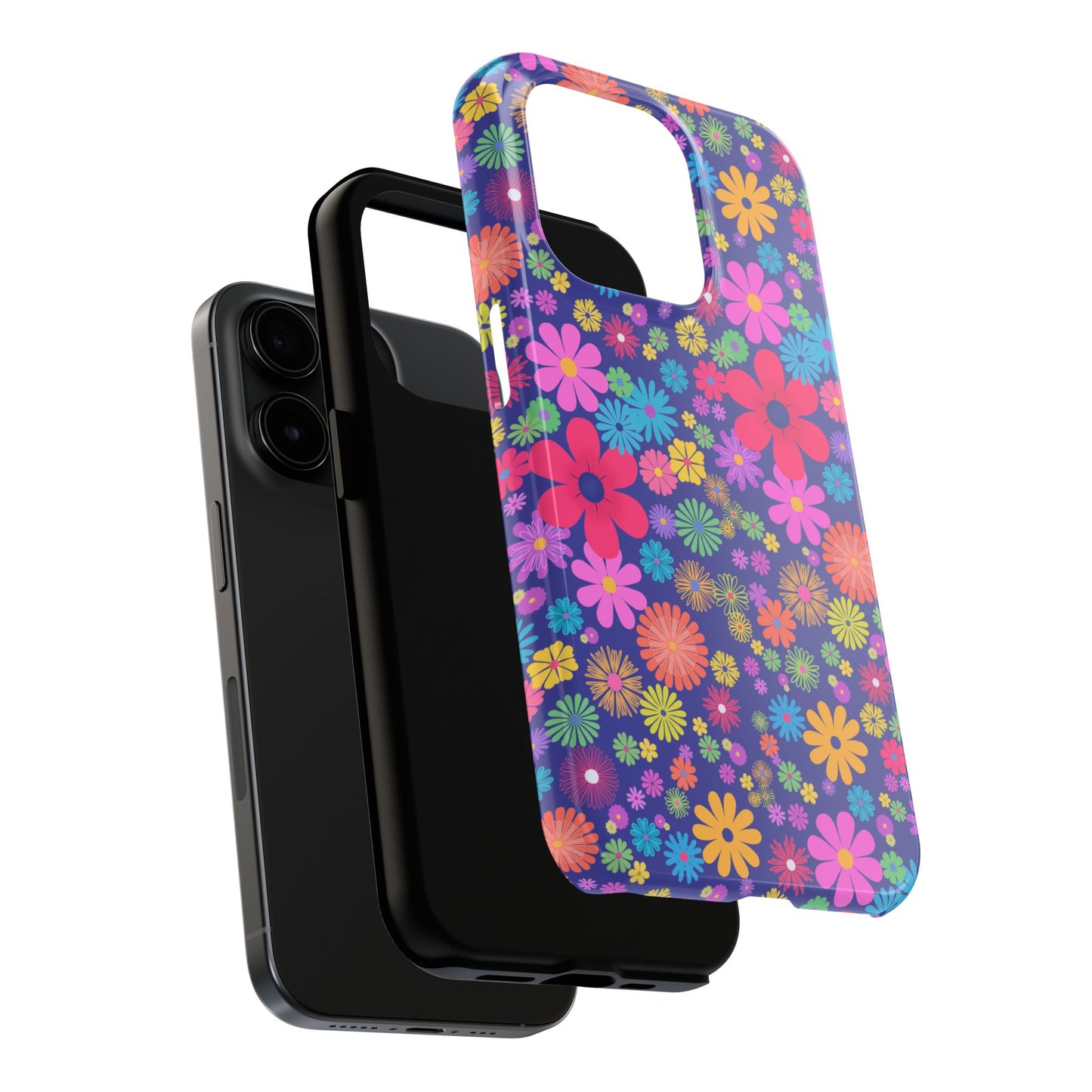 Colorful Floral Tough Phone Cases