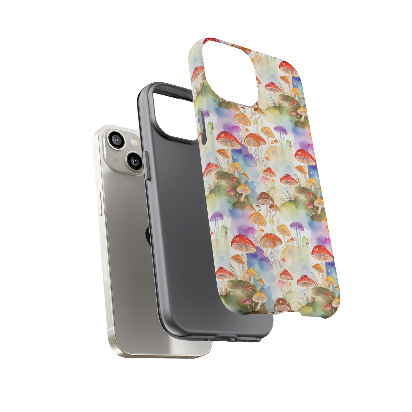 Mushroom Phone Case | Shroom Phone Cover | Hippie Themed Phone Case | Cute mushroom Pattern | Tough Case