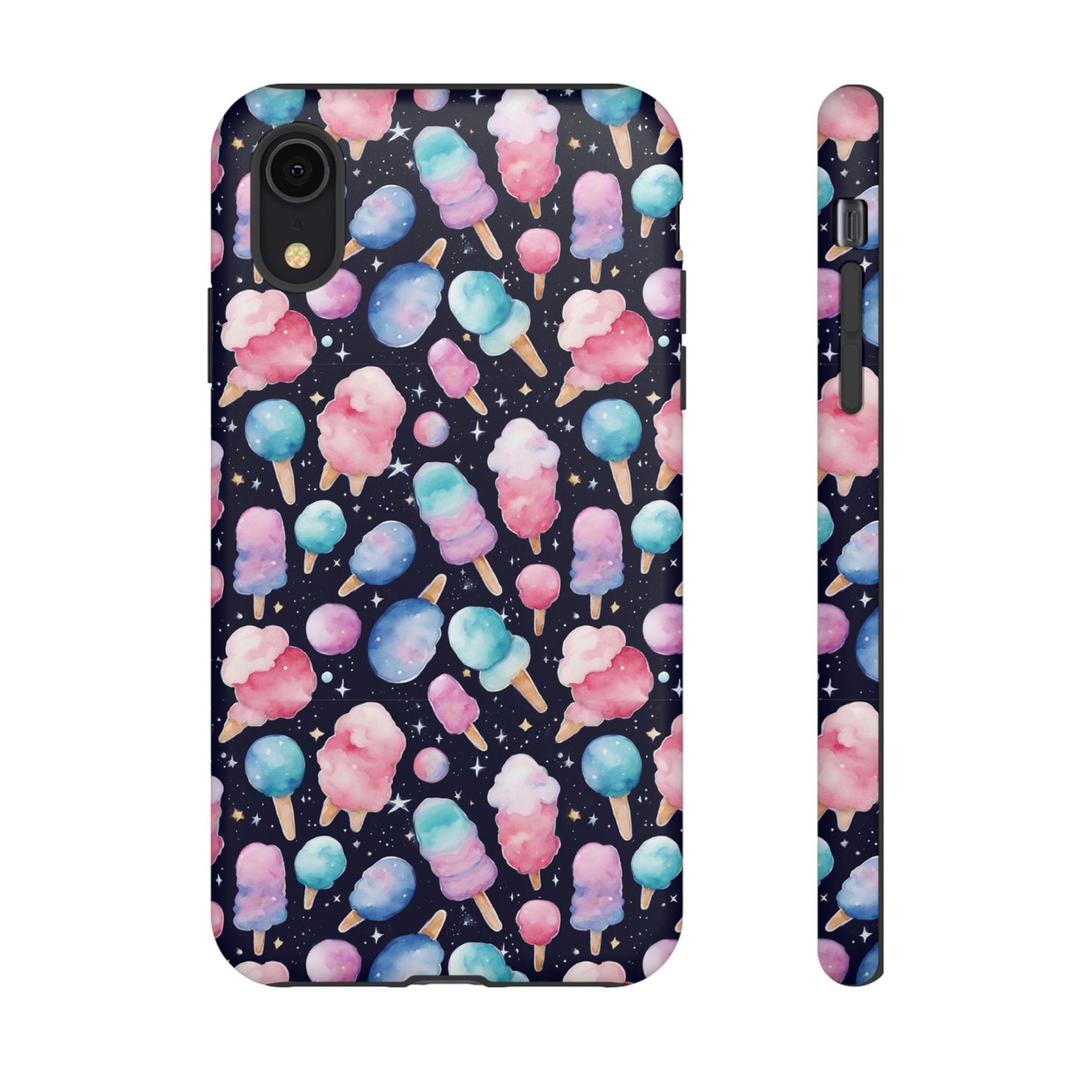 Cotton Candy Space Explosion Tough Case For iPhone Samsung