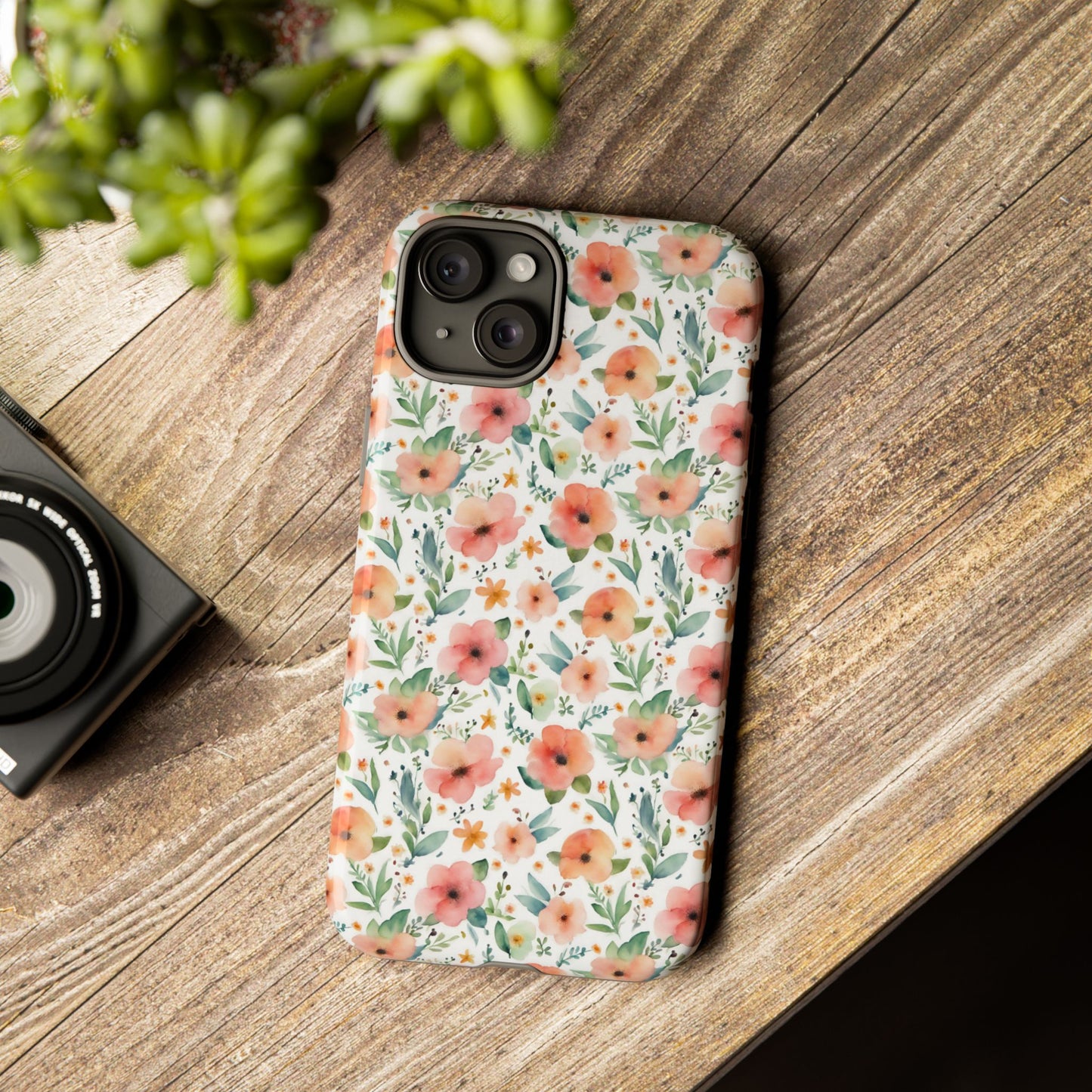 Watercolor Floral Print | Tough Cases | IPhone Case | Samsung Case | Flower Phone Case | Floral Case