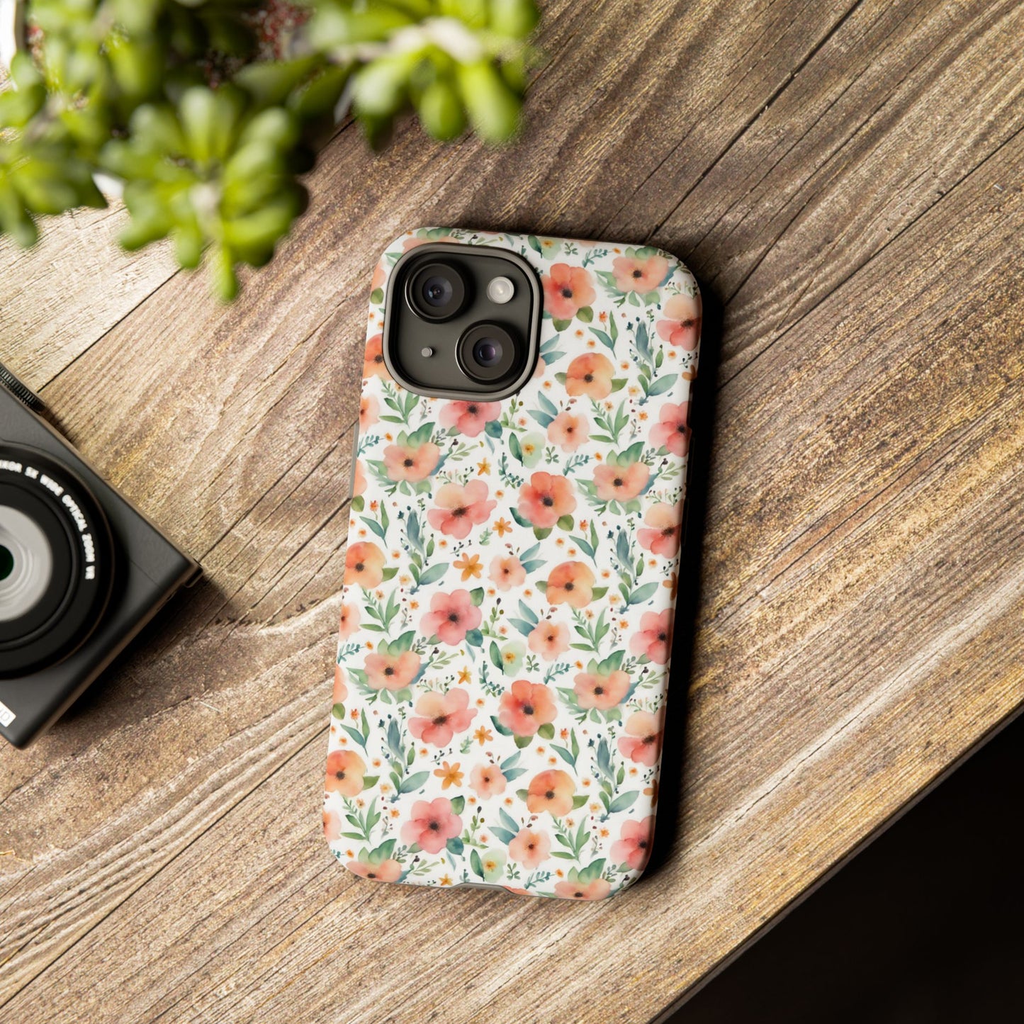 Watercolor Floral Print | Tough Cases | IPhone Case | Samsung Case | Flower Phone Case | Floral Case