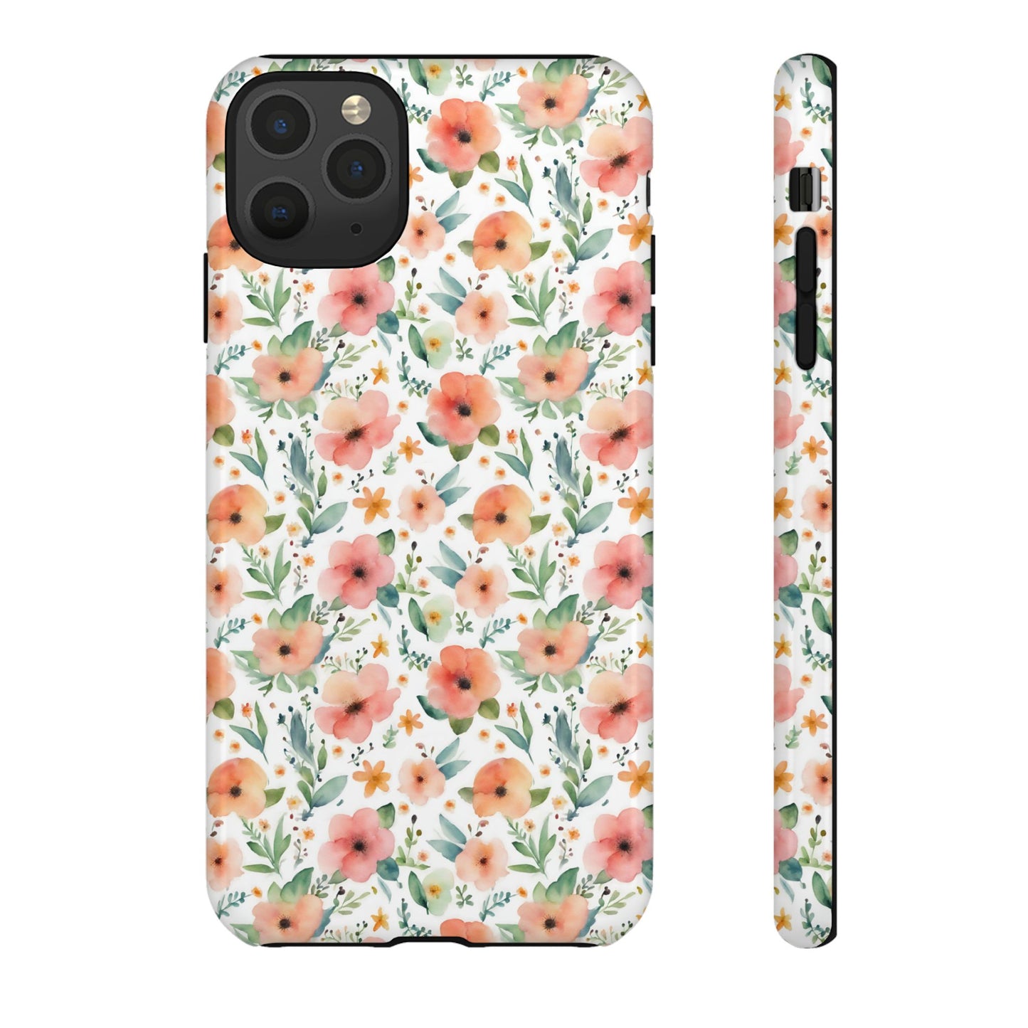 Watercolor Floral Print | Tough Cases | IPhone Case | Samsung Case | Flower Phone Case | Floral Case