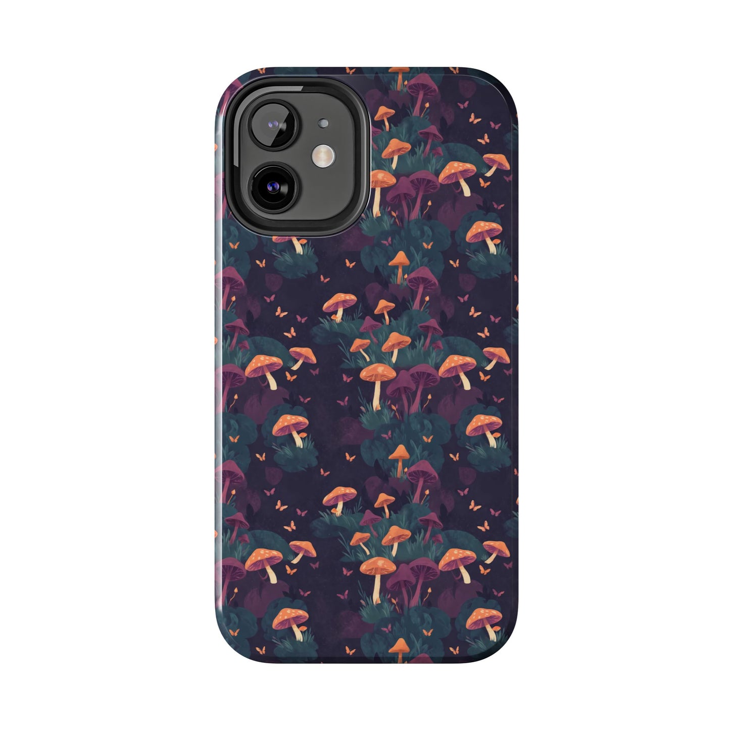 Witchy Mushroom And Moth IPhone Case | Witchy Phone Case | Mushroom Phone Case | Hippie Mushrooms | Night Moths