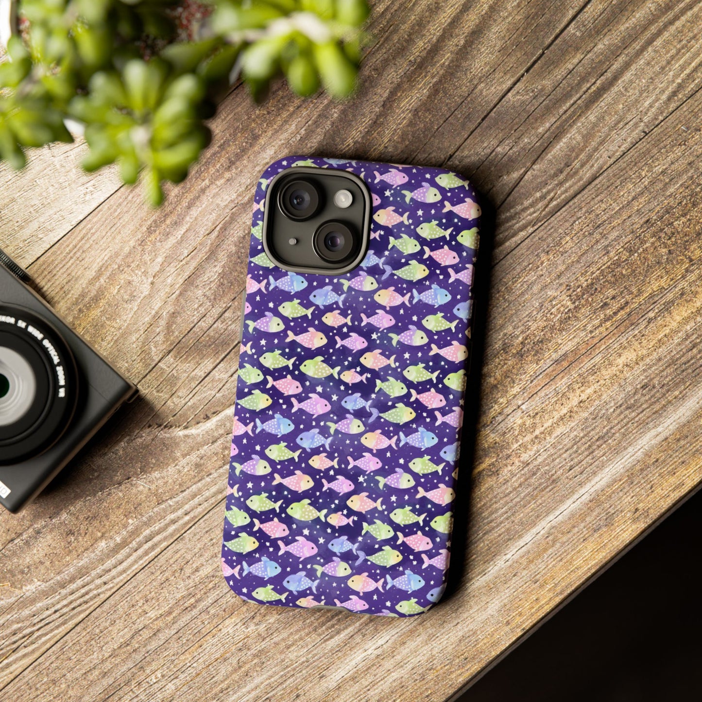 Fish And Stars | Tough Cases | Phone Case | Protective Cover | Ocean Themed | Sea Themed | Cute Phone Cover | Colorful