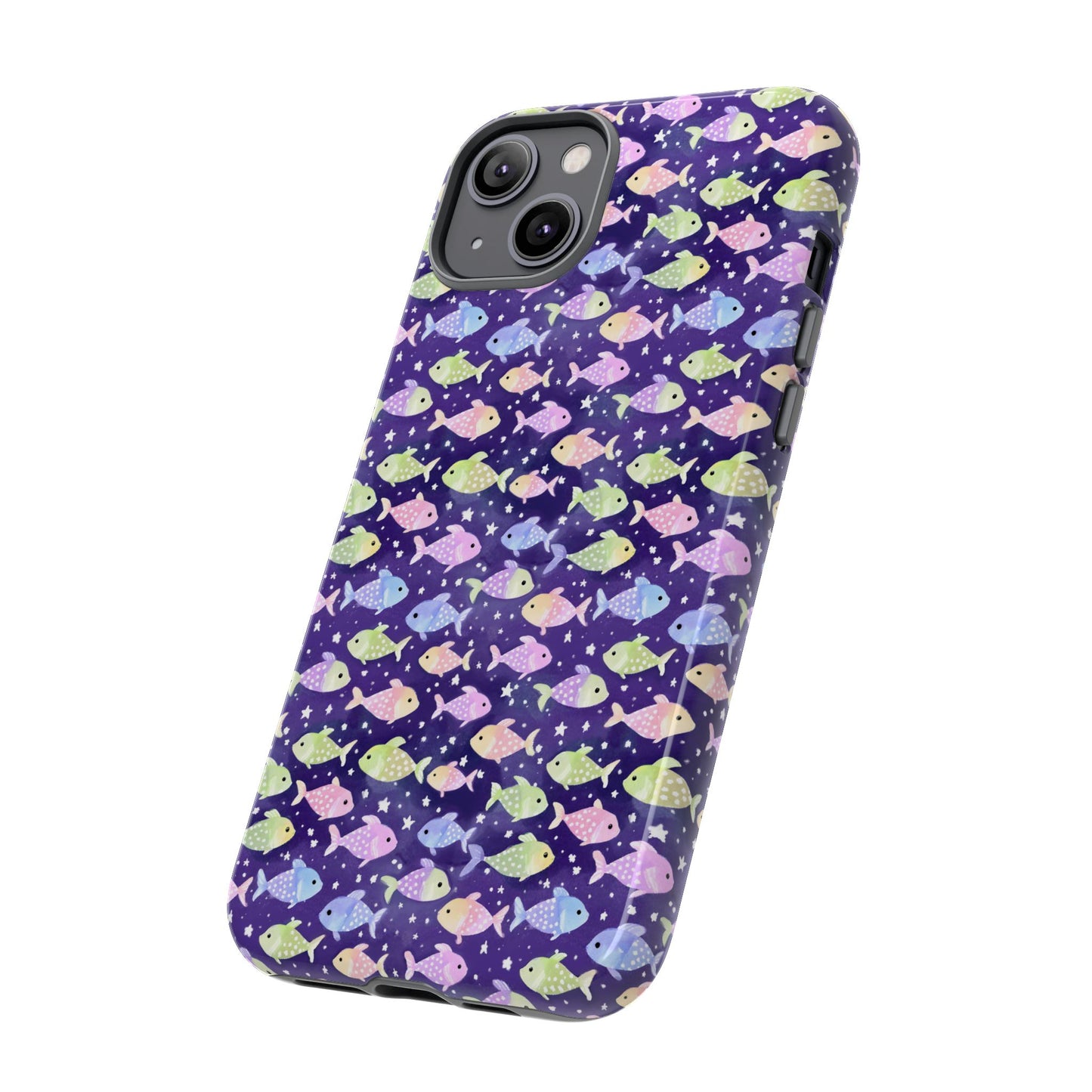 Fish And Stars | Tough Cases | Phone Case | Protective Cover | Ocean Themed | Sea Themed | Cute Phone Cover | Colorful