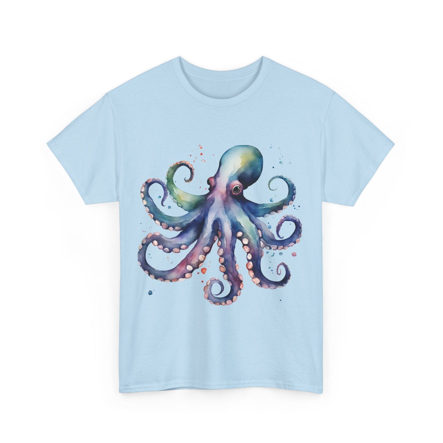 Deep Sea Octopus Graphic Tee Unisex Heavy Cotton Crew Neck