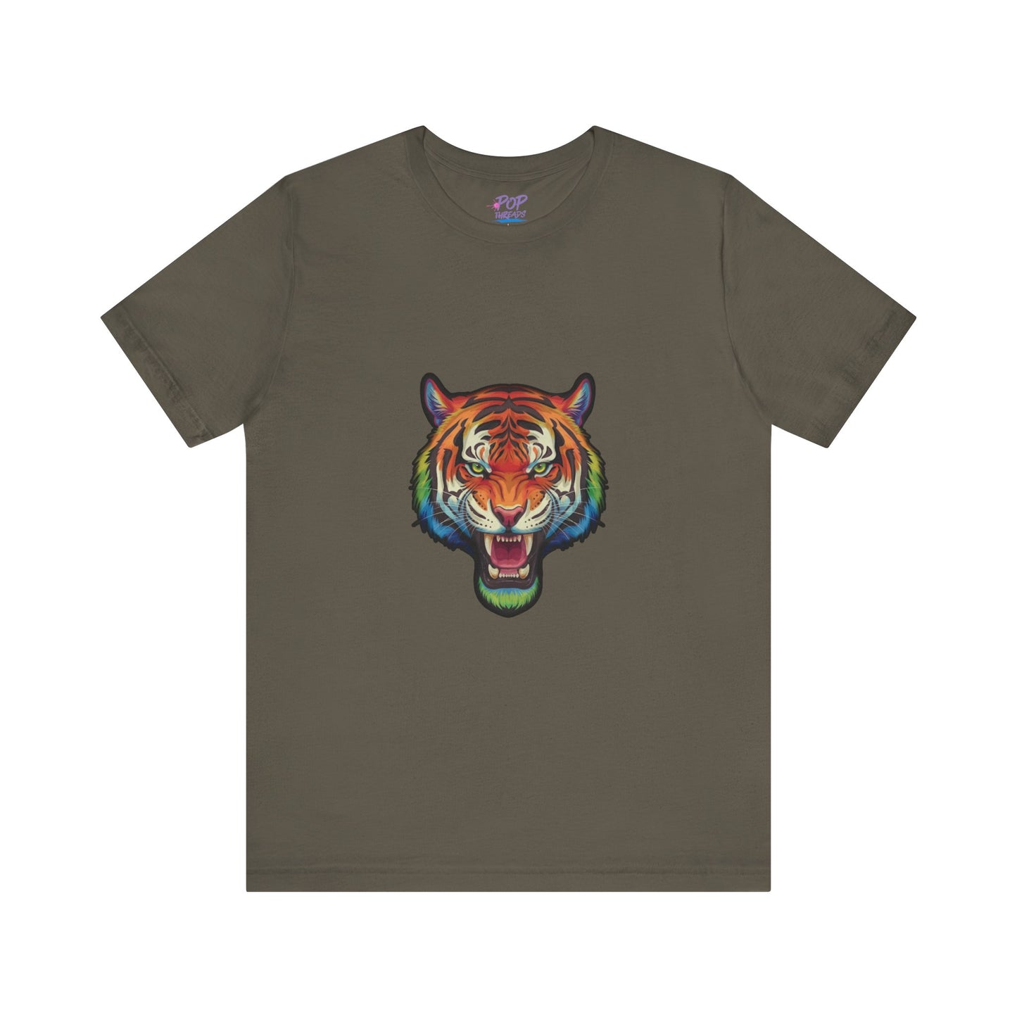 Colorful Rainbow Tiger Tee