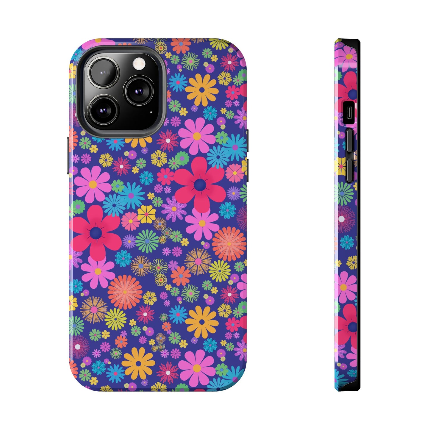 Colorful Floral Tough Phone Cases