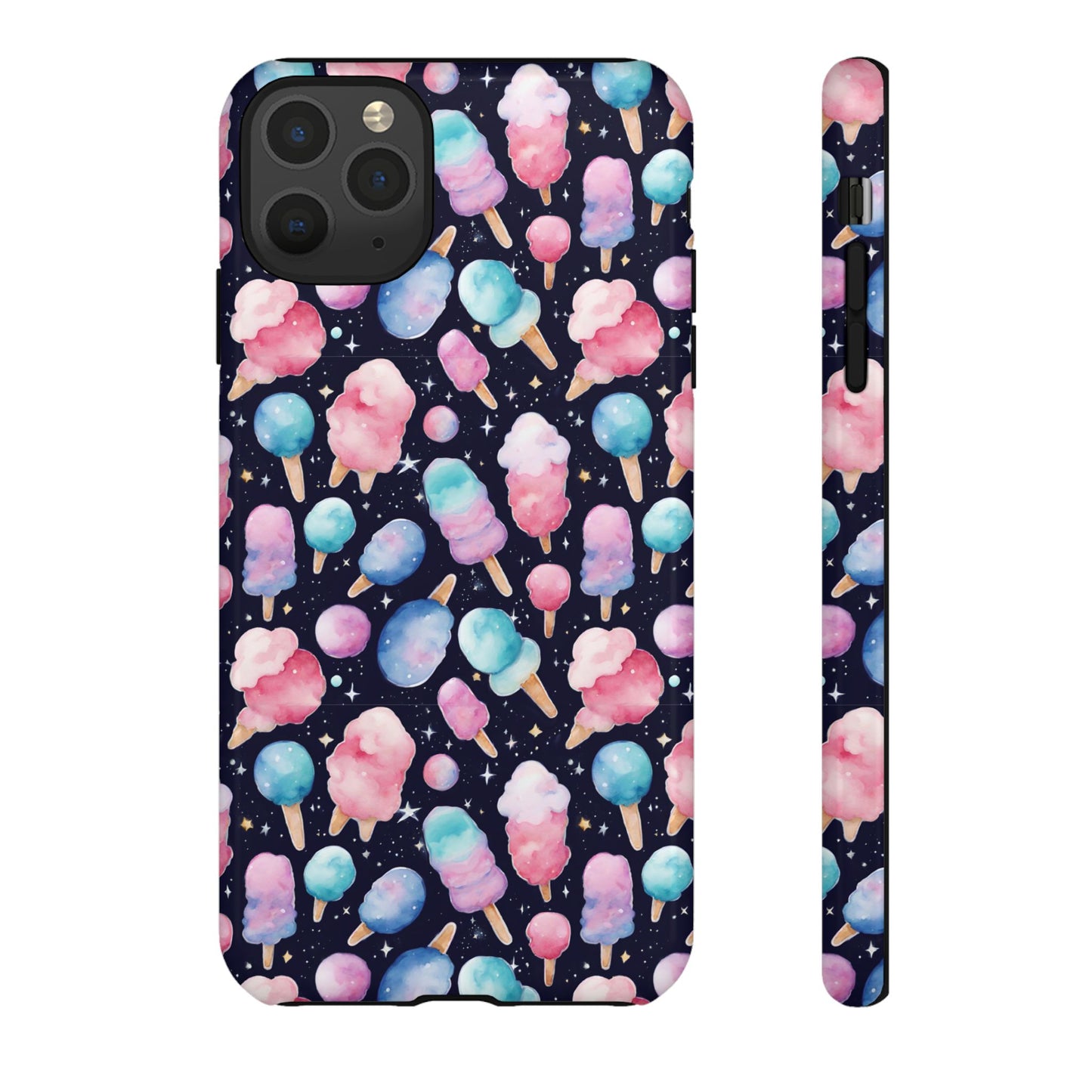 Cotton Candy Space Explosion Tough Case For iPhone Samsung