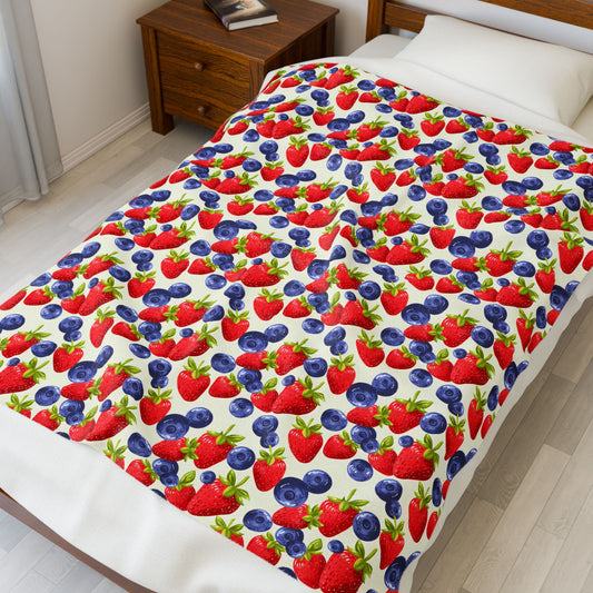 Fruity Soft Plush Blanket