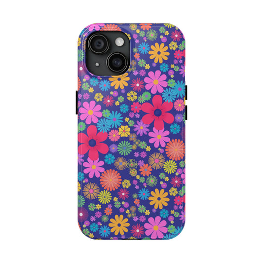 Colorful Floral Tough Phone Cases