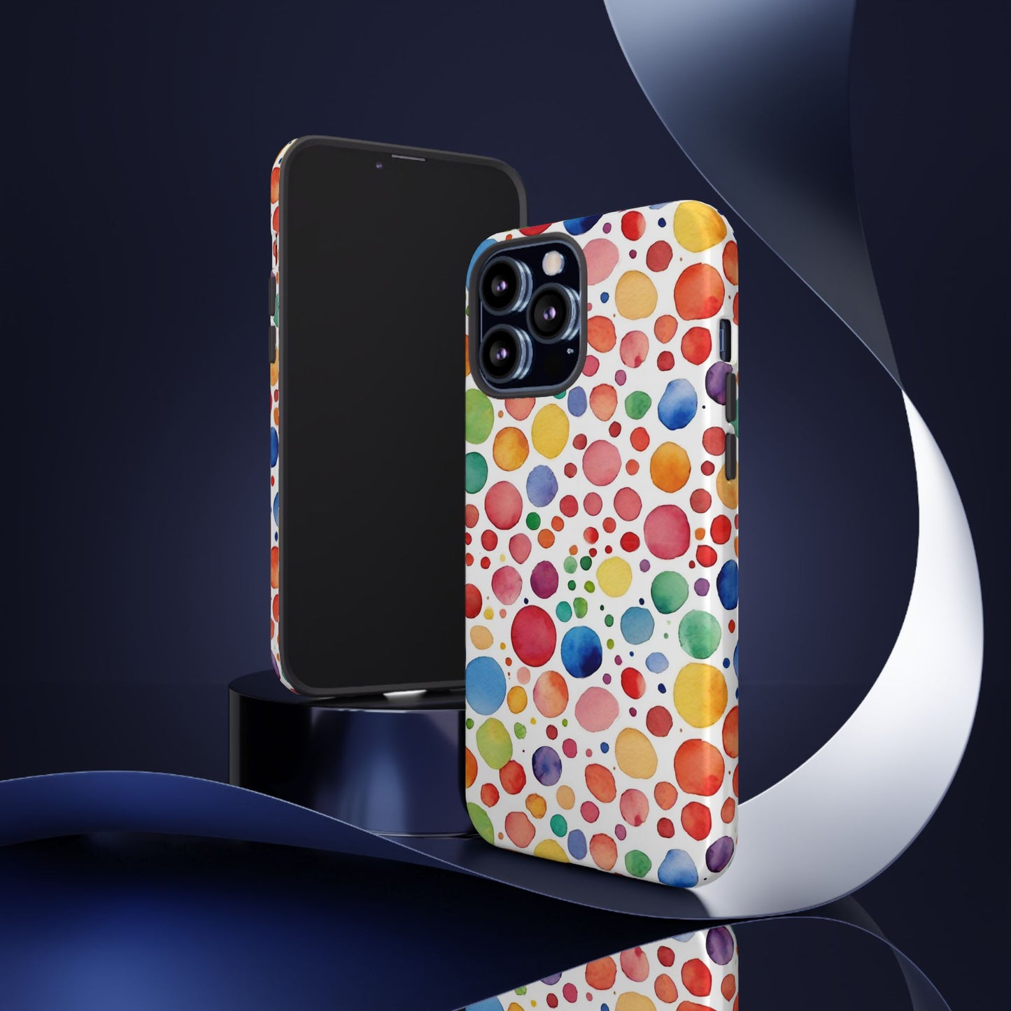 Polka dot drop | Tough Cases | Phone Case | IPhone | Samsung | Protective Phone Case | Phone Protector | Cute Phone Cover