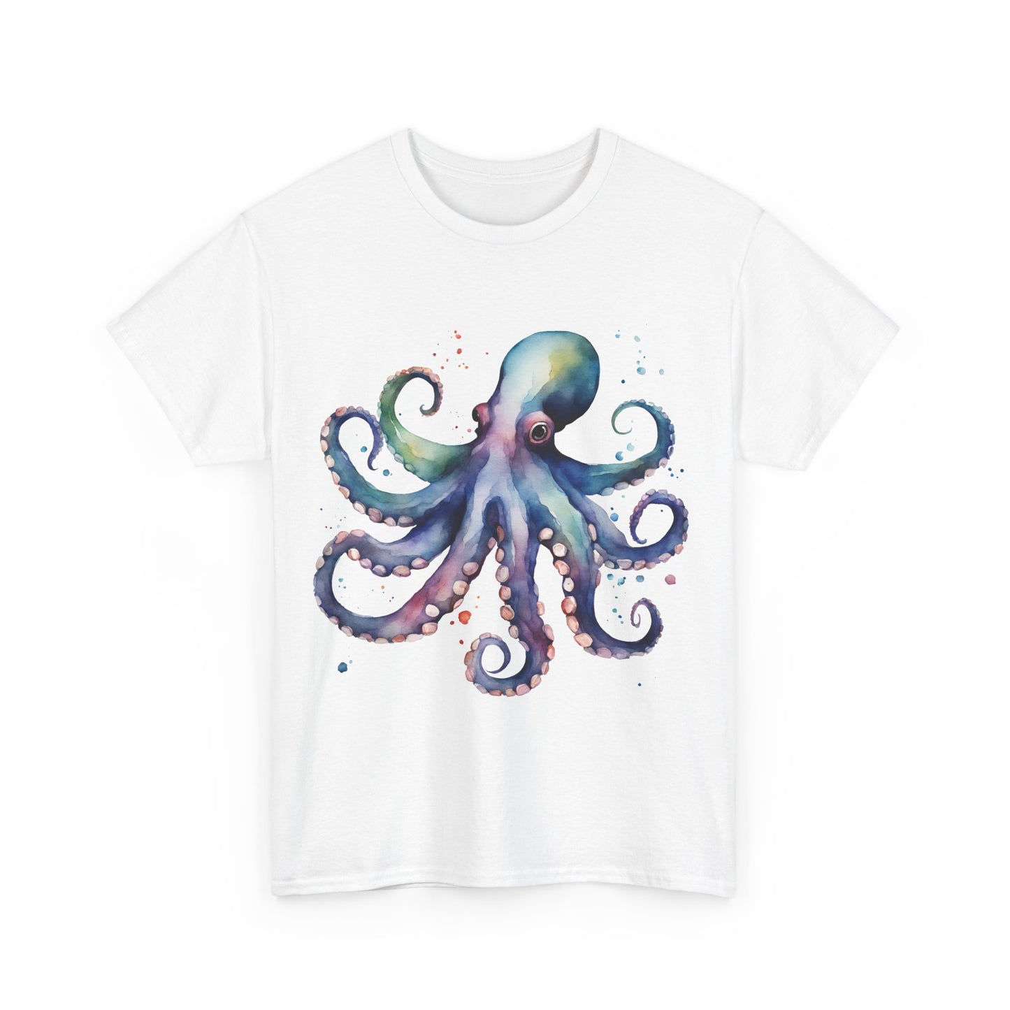 Deep Sea Octopus Graphic Tee Unisex Heavy Cotton Crew Neck