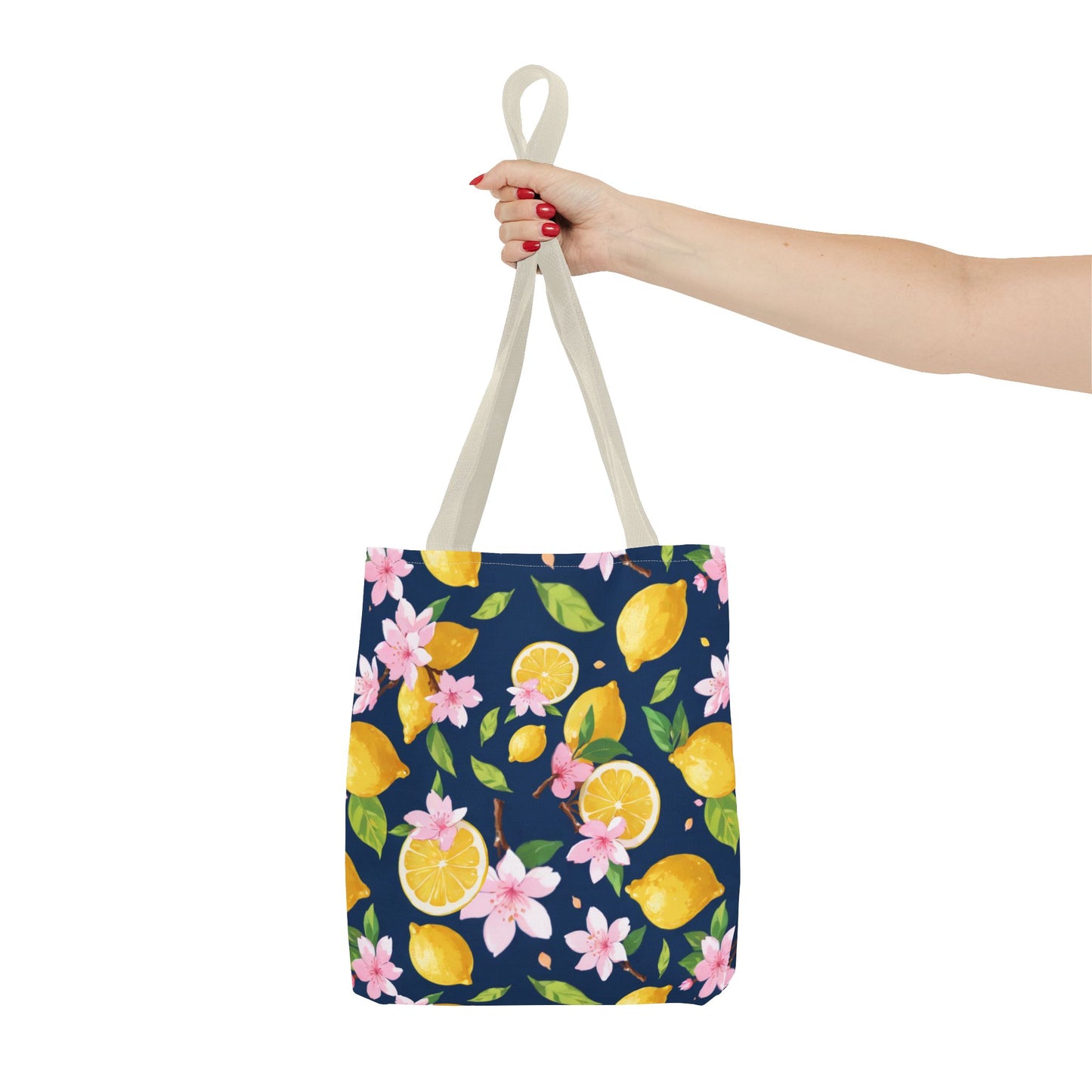 Lemon and cherry blossom Tote Bag