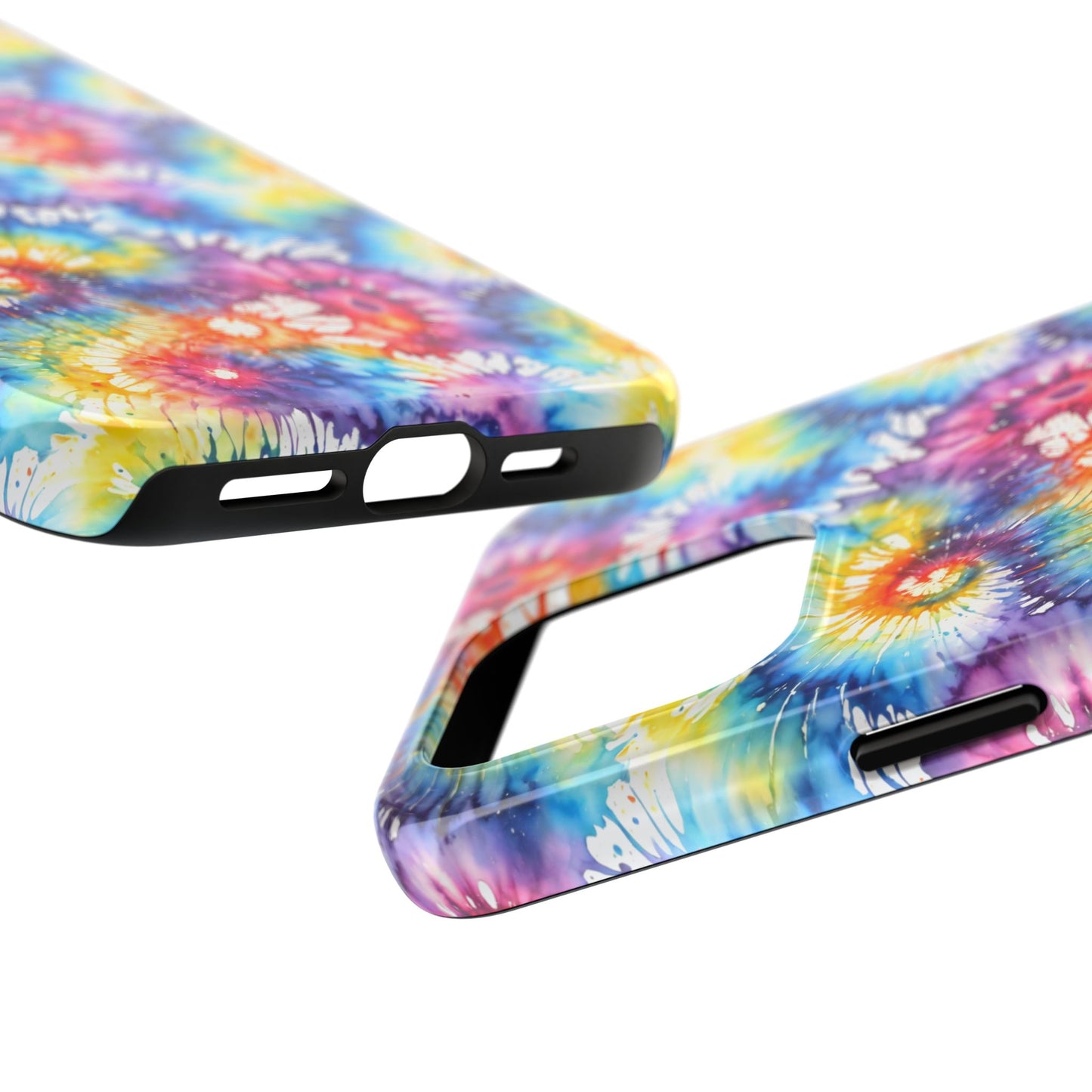 Rainbow Tye Dye Phone Case | Hippie Rainbow Phone Case | Boho Tye Dye | Tough Phone Case | Cute Rainbow Phone Case