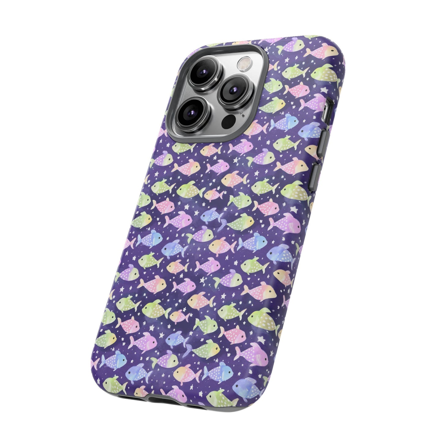 Fish And Stars | Tough Cases | Phone Case | Protective Cover | Ocean Themed | Sea Themed | Cute Phone Cover | Colorful