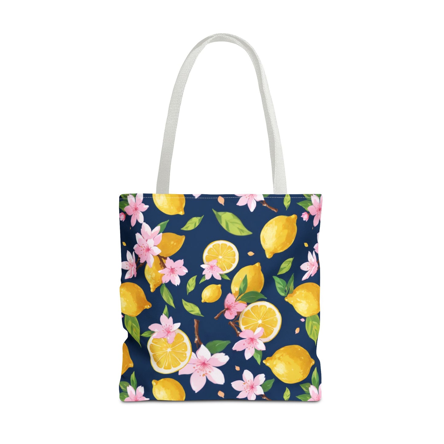 Lemon and cherry blossom Tote Bag