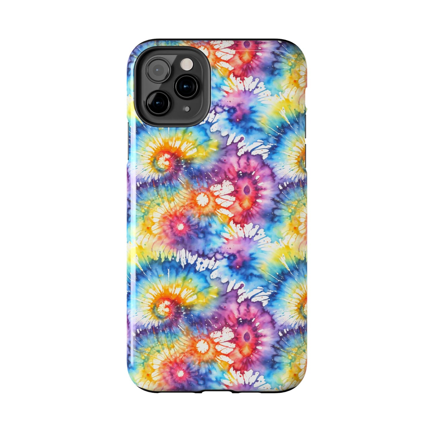 Rainbow Tye Dye Phone Case | Hippie Rainbow Phone Case | Boho Tye Dye | Tough Phone Case | Cute Rainbow Phone Case