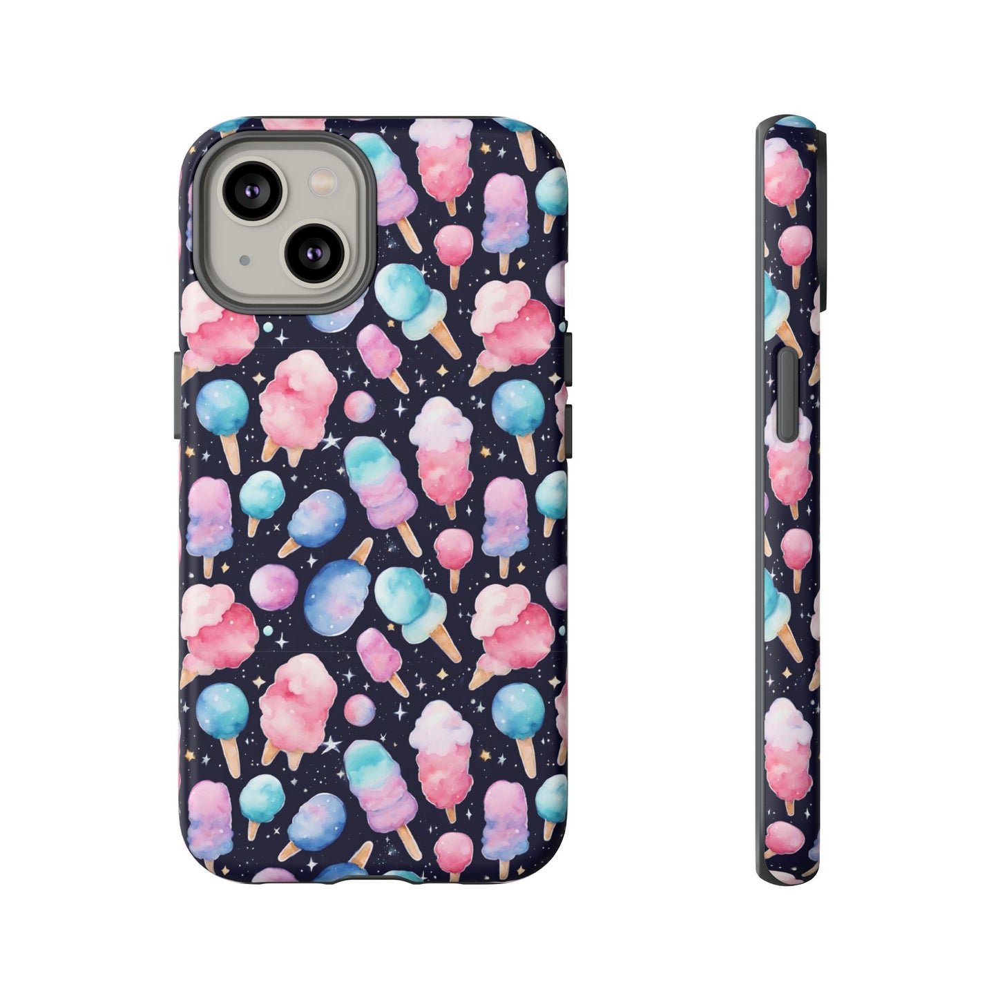 Cotton Candy Space Explosion Tough Case For iPhone Samsung