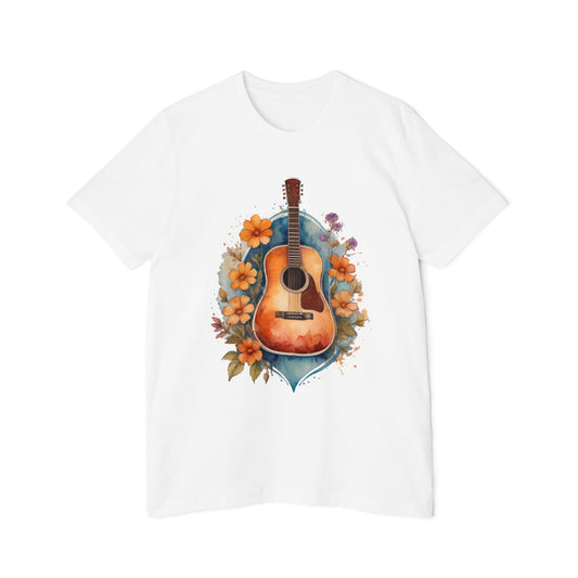 Retro Guitar Tshirt | 70s Style Guitar Tee | Guitar Tshirt | Vintage Boho Shirt | Music Lover Shirt | musician gift | Gift For Friend
