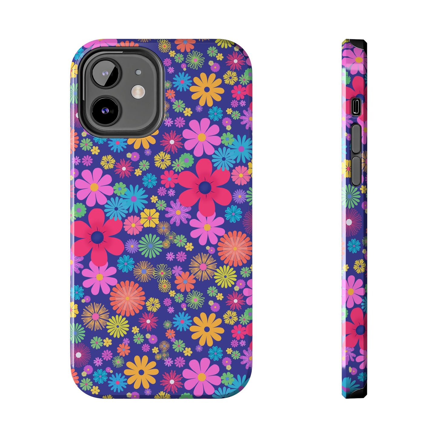 Colorful Floral Tough Phone Cases