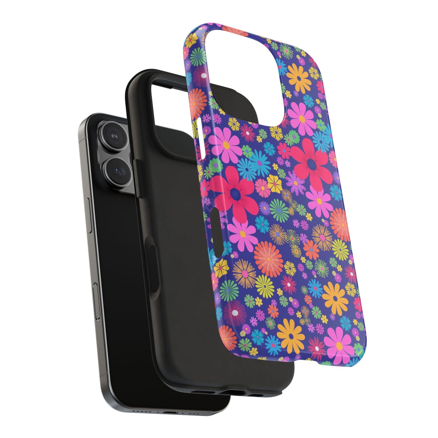 Colorful Floral Tough Phone Cases