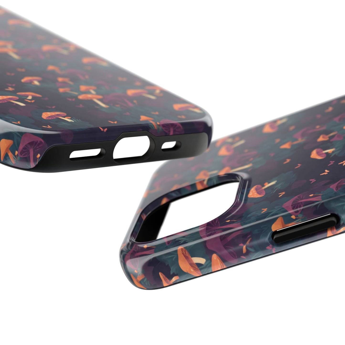Witchy Mushroom And Moth IPhone Case | Witchy Phone Case | Mushroom Phone Case | Hippie Mushrooms | Night Moths