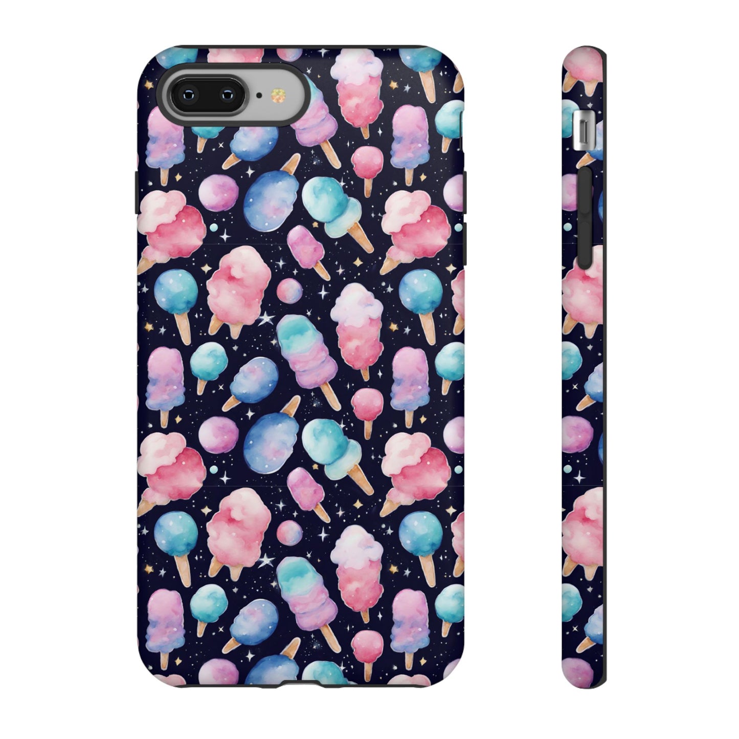 Cotton Candy Space Explosion Tough Case For iPhone Samsung