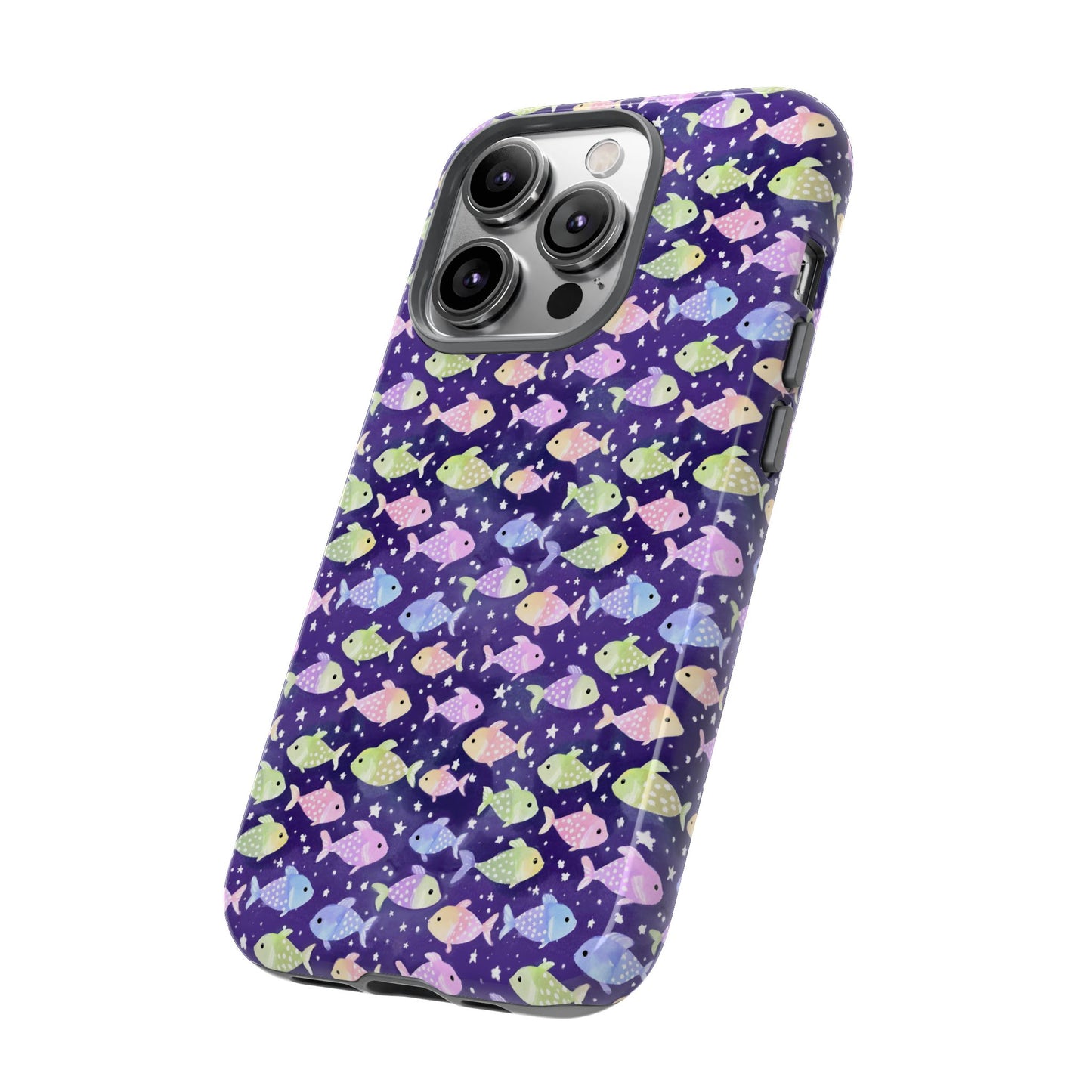 Fish And Stars | Tough Cases | Phone Case | Protective Cover | Ocean Themed | Sea Themed | Cute Phone Cover | Colorful