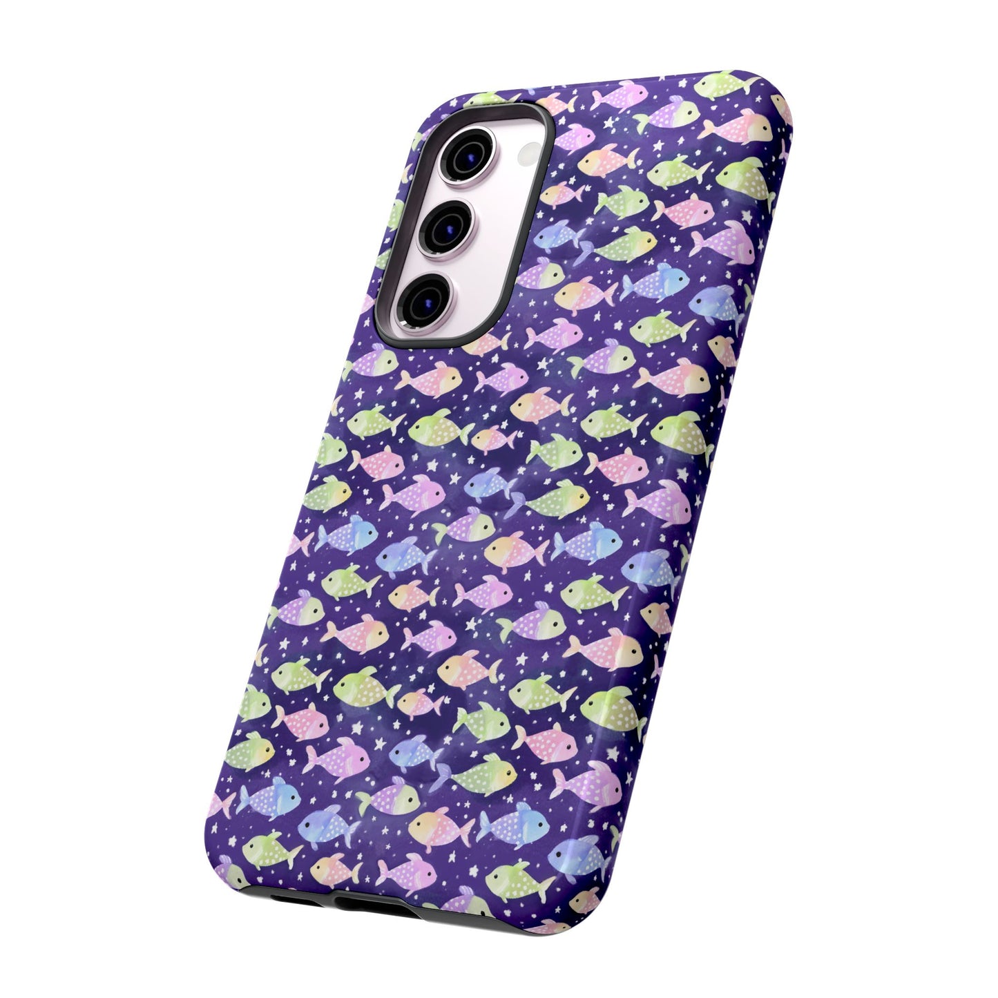 Fish And Stars | Tough Cases | Phone Case | Protective Cover | Ocean Themed | Sea Themed | Cute Phone Cover | Colorful