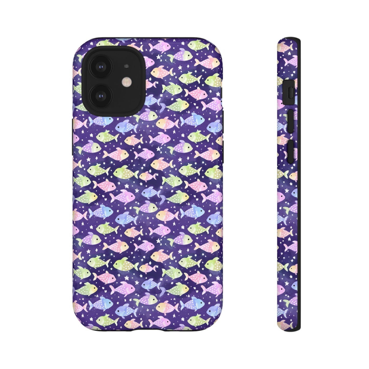 Fish And Stars | Tough Cases | Phone Case | Protective Cover | Ocean Themed | Sea Themed | Cute Phone Cover | Colorful